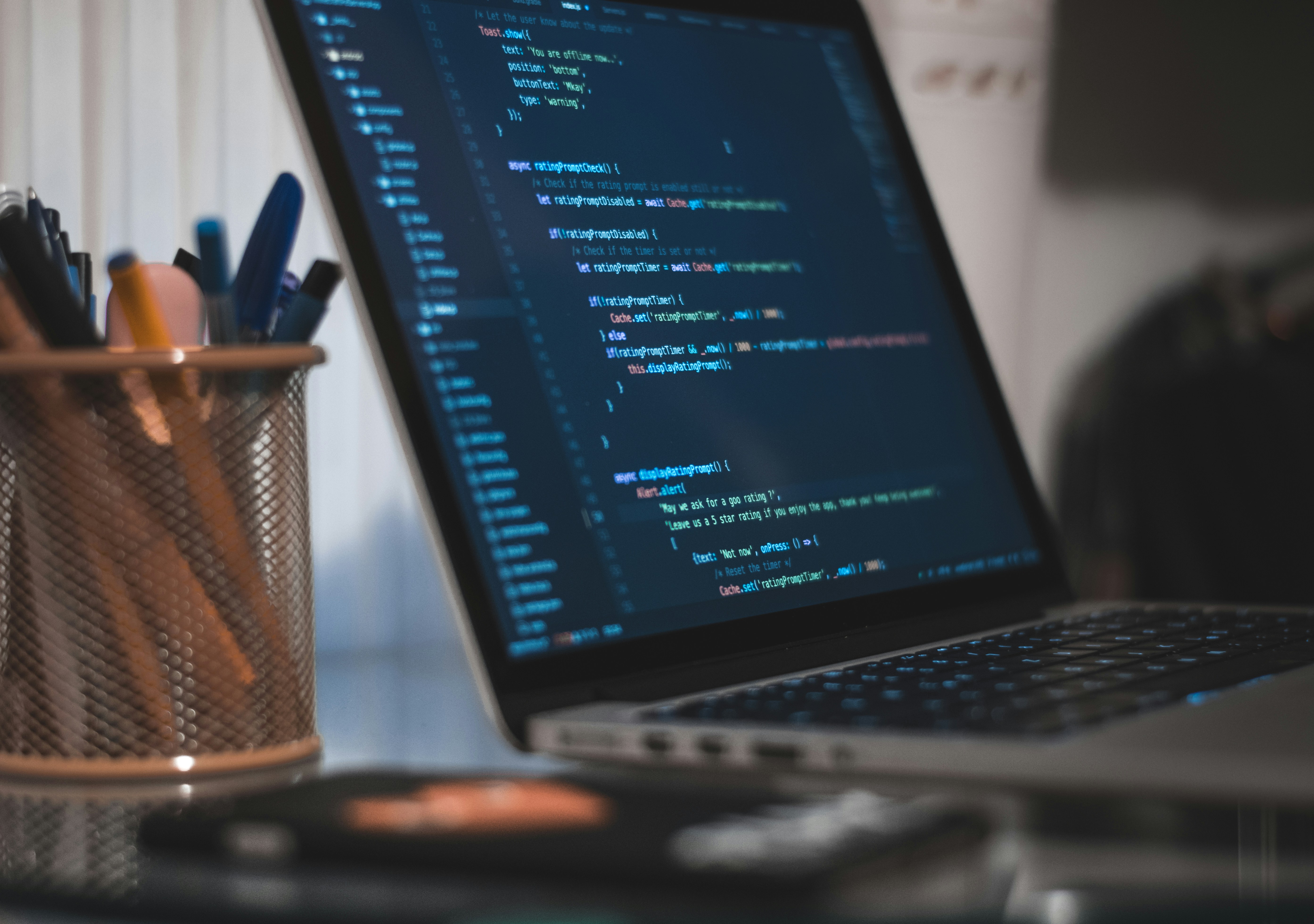 Code on a screen, representing the engineering behind an app's cost